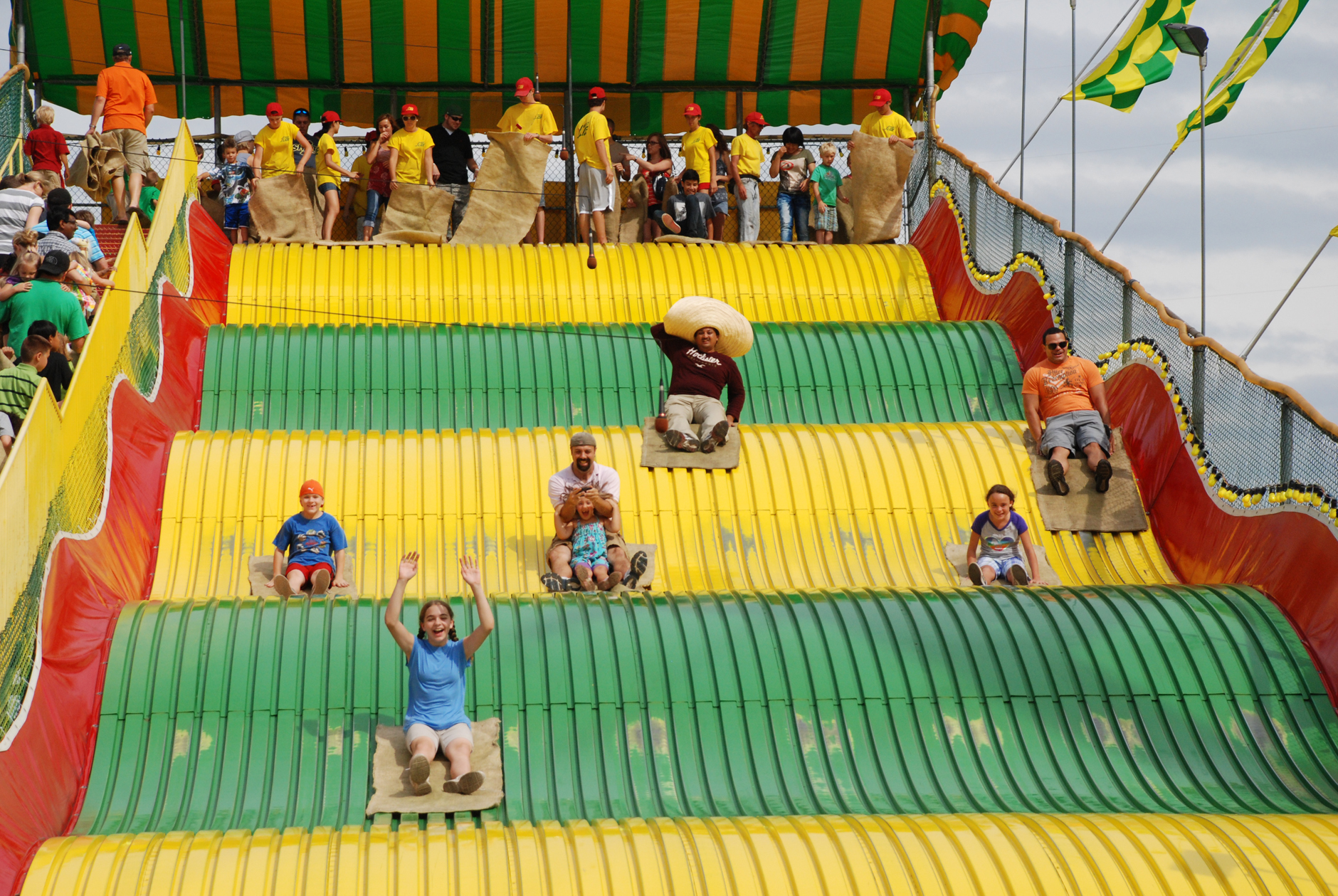 MInnesota State Fair Giant Slide