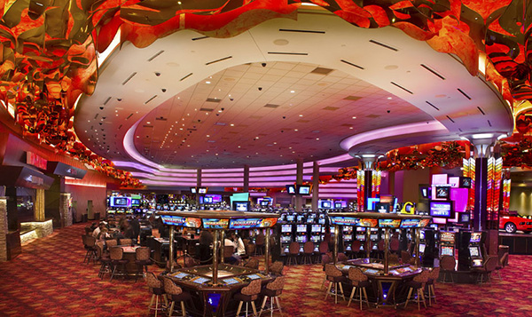 Photo of the casino area at Mystic Lake Casino Hotel