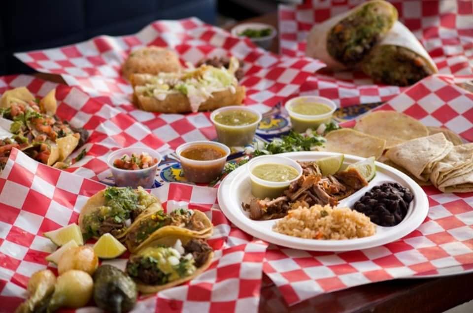 Photo of various Mexican dishes at Don Chon Mexican Grill
